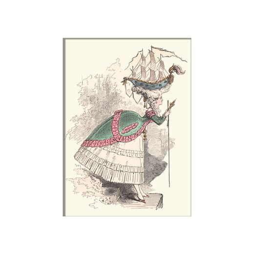 Rococo fashion magnet